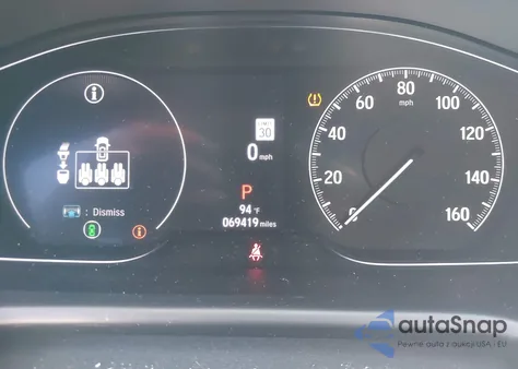 2021 Honda Accord Ex-L из США, поврежденный, VIN 1HGCV1F59MA055197